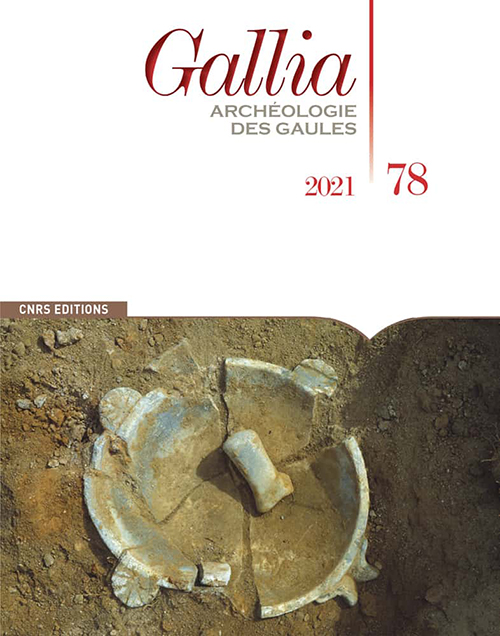 Couverture du numéro 78 de la revue Gallia