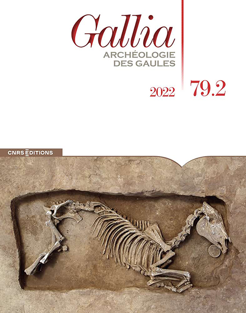 Couverture du numéro 79-2 de la revue Gallia